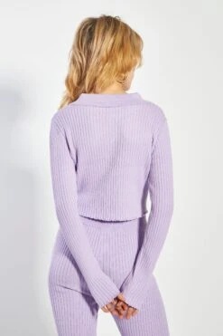 Glamorous Lilac Marl Button Front Jumper -Cheap Softly Dressed Store 03f7f883e55b03e59a12fb242f51e066
