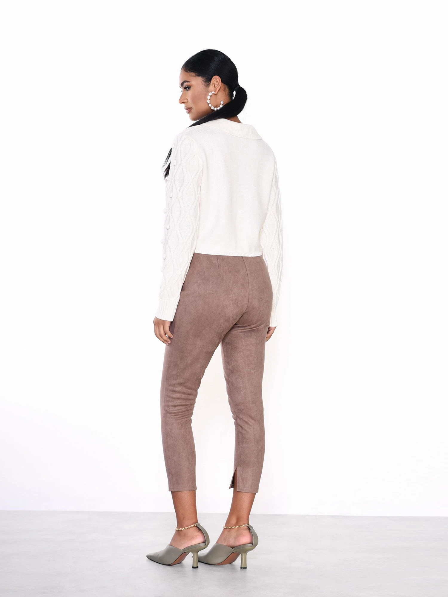 Glamorous Cream Button Front Cardigan 2 Glamorous Cream Button Front Cardigan - Image 2