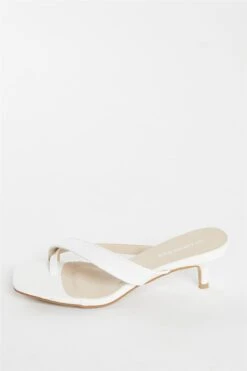 Glamorous White Kitten Heel Kitten Heel-Heeled Sandal -Cheap Softly Dressed Store 17d36341 6998 4560 b0b0 ffb4c804cdfa