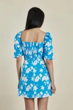 Glamorous Blue White Floral Puff Shoulder Mini Dress 6 Glamorous Blue White Floral Puff Shoulder Mini Dress -Cheap Softly Dressed Store 1cba19428046ab0cb30060e02ee414de