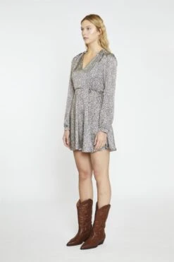 Glamorous Leopard Swirl V-Neck Mini-Dress -Cheap Softly Dressed Store 235835b3 7440 4ee5 a8ac fb859f411c12