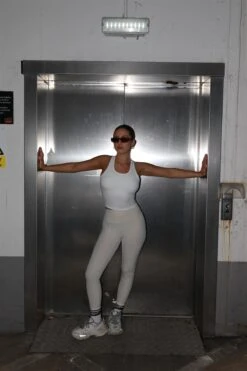 Glamorous Everywear Ribbed Y-Back Vest Top - White Rib -Cheap Softly Dressed Store 298266b6 dce3 4faf 8567 f06d7652f033