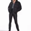 Glamorous Black Padded Puffer Long Sleeve Jacket