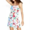 Glamorous Painted Multi Abstract Sleeveless Mini Dress