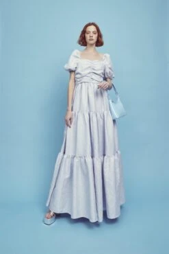 Glamorous Zara Ruched Bodice Maxi Dress -Powder-Blue Daisies -Cheap Softly Dressed Store 37ee9b73 2b5f 47d5 b2f4 928d681930e4