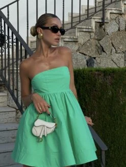 Glamorous Hayden Strapless Empire-Line Mini-Dress -Bright-Green -Cheap Softly Dressed Store 3b576d03 9f34 44ac 9965 d688f1723999