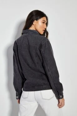 Glamorous Washed Black Denim Button Front Jacket -Cheap Softly Dressed Store 3fabcedd89ec3b9425daaea07d28e6f2