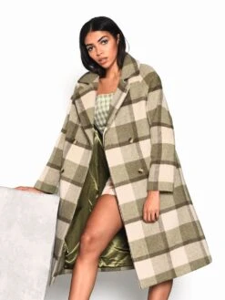 Glamorous Olive Beige Check Longline Coat 5 Glamorous Olive Beige Check Longline Coat -Cheap Softly Dressed Store 561a023471792870b614c227be6a18ee