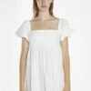 Glamorous White Babydoll Midaxi-Dress