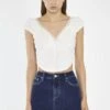 Glamorous Indigo Stonewash Side Split Denim Mini-Skirt