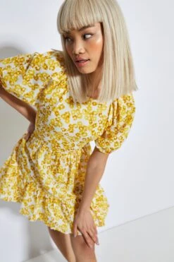 Glamorous Yellow Texture Ditsy Open Back Mini Dress 6 Glamorous Yellow Texture Ditsy Open Back Mini Dress -Cheap Softly Dressed Store 6dfbfbaefef56c5d26c8d03543b446ab