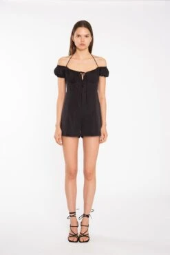 Glamorous Black Milkmaid Halterneck-Playsuit -Cheap Softly Dressed Store 815c116c ac0f 485c 9167 541c24fed29c