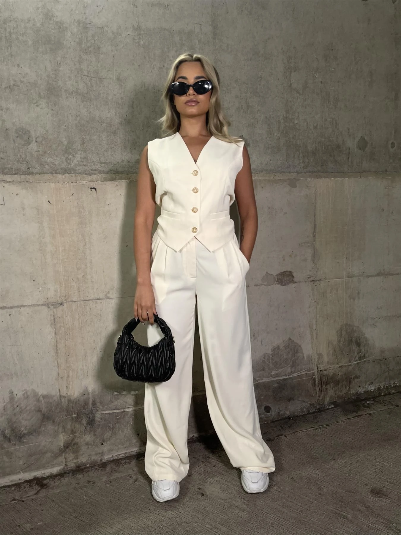 Glamorous Vanilla Waistcoat Top 4 Glamorous Vanilla Waistcoat Top - Image 4