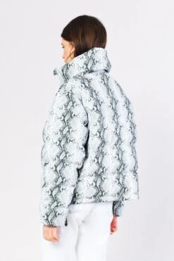 Glamorous Snakeskin Pattern PU Puffer Coat -Cheap Softly Dressed Store AC1206A CB50 03 Copy