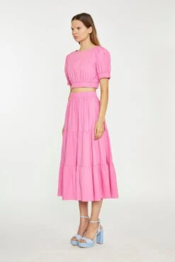 Glamorous Azalea Puff Sleeve Crop-Top -Cheap Softly Dressed Store AC3564A CR71 03