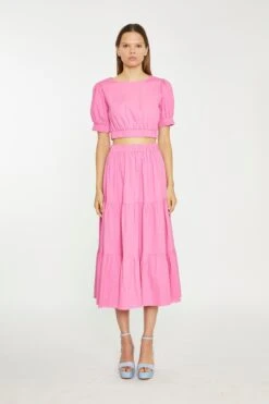 Glamorous Azalea Puff Sleeve Crop-Top