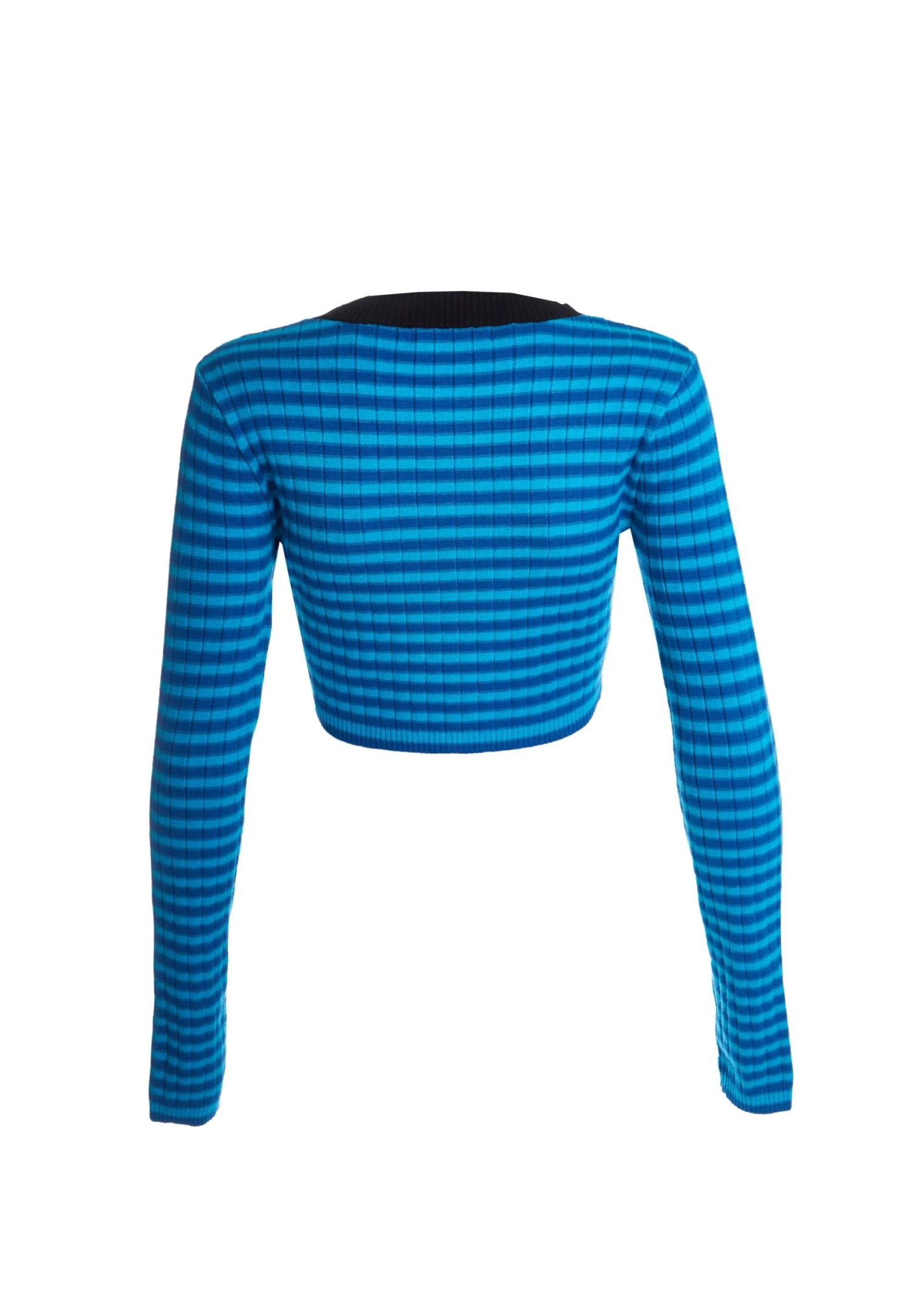 Glamorous Blue Stripe Crop Top 9 Glamorous Blue Stripe Crop Top - Image 9