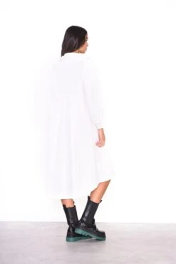 Glamorous Midi White Long Sleeve Shirt Dress 5 Glamorous Midi White Long Sleeve Shirt Dress -Cheap Softly Dressed Store AN4154 WHI 03