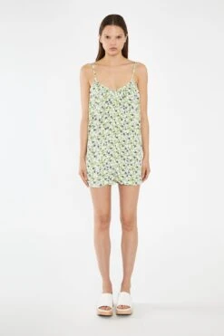 Glamorous Retro Daisy Loose-Fit Lace-Up Playsuit