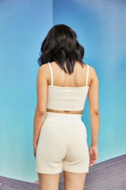 Glamorous Womens Cream Crop Top -Cheap Softly Dressed Store CA0225 CRM 02