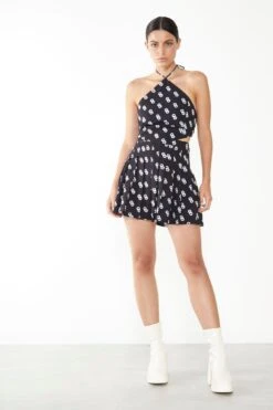 Glamorous Care Logo Print Halter Neck Top -Cheap Softly Dressed Store CA0326 CY58 03