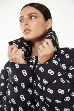 Glamorous Care Logo Print Padded Puffer Jacket 7 Glamorous Care Logo Print Padded Puffer Jacket -Cheap Softly Dressed Store CA0330 CY58 04