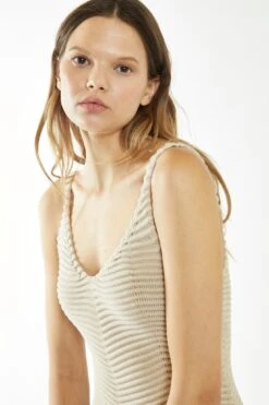 Glamorous Stone V-Neck Bodycon Midi-Dress -Cheap Softly Dressed Store CA0434 912 03