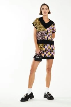 Glamorous Retro Black Intarsia Knit Tank Top 7 Glamorous Retro Black Intarsia Knit Tank Top -Cheap Softly Dressed Store CA0472 DJ70 03