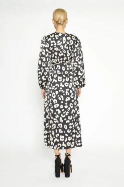 Glamorous Black Cream Large Leopard V Neck Long Sleeve Wrap Dress -Cheap Softly Dressed Store CK5516A DH85 02 2eaf45ec 7c22 4f4e 98c0 c57401b71198