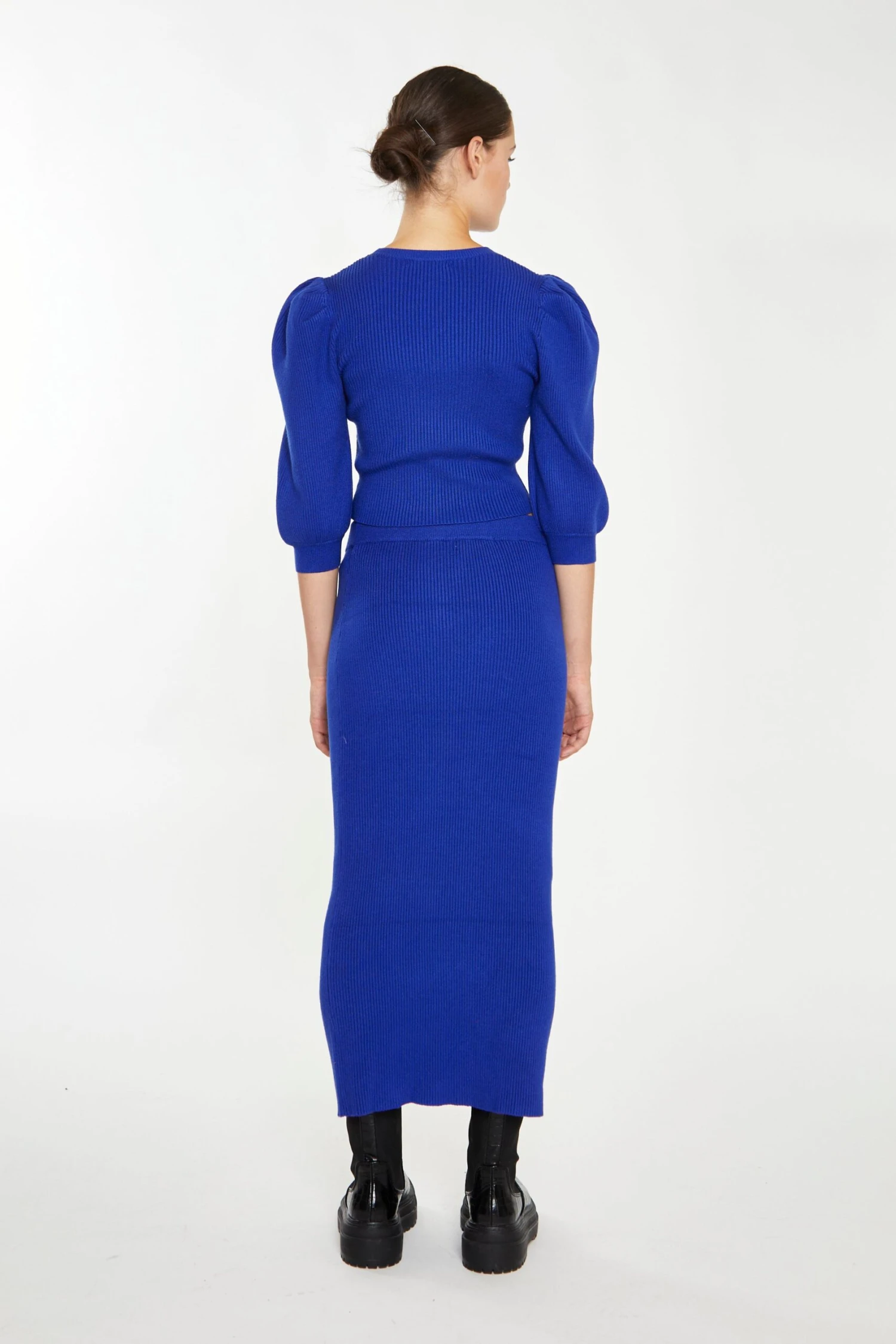 Glamorous Royal Blue Knitted Midi Skirt 2 Glamorous Royal Blue Knitted Midi Skirt - Image 2