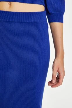 Glamorous Royal Blue Knitted Midi Skirt 7 Glamorous Royal Blue Knitted Midi Skirt -Cheap Softly Dressed Store CK5872 ROY 04