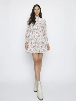 Glamorous Romantic Floral Chiffon Dress -Cheap Softly Dressed Store CK60312