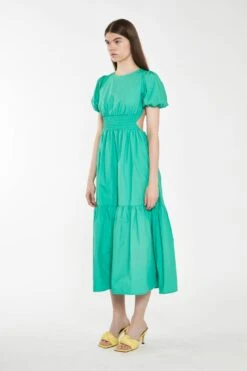 Glamorous Holly Green Open-Back Maxi Dress -Cheap Softly Dressed Store CK6974 DF06 03