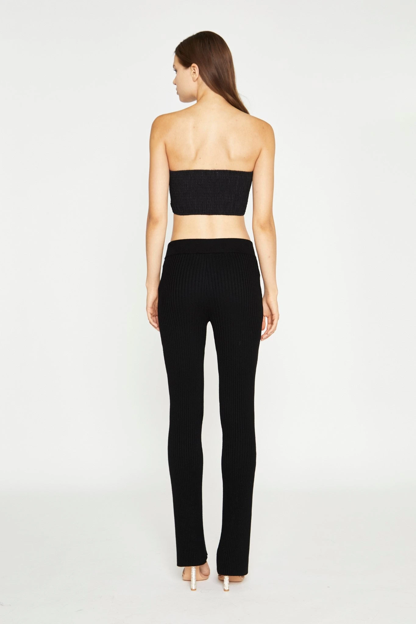 Glamorous Black Strapless Corset Crop-Top 2 Glamorous Black Strapless Corset Crop-Top - Image 2