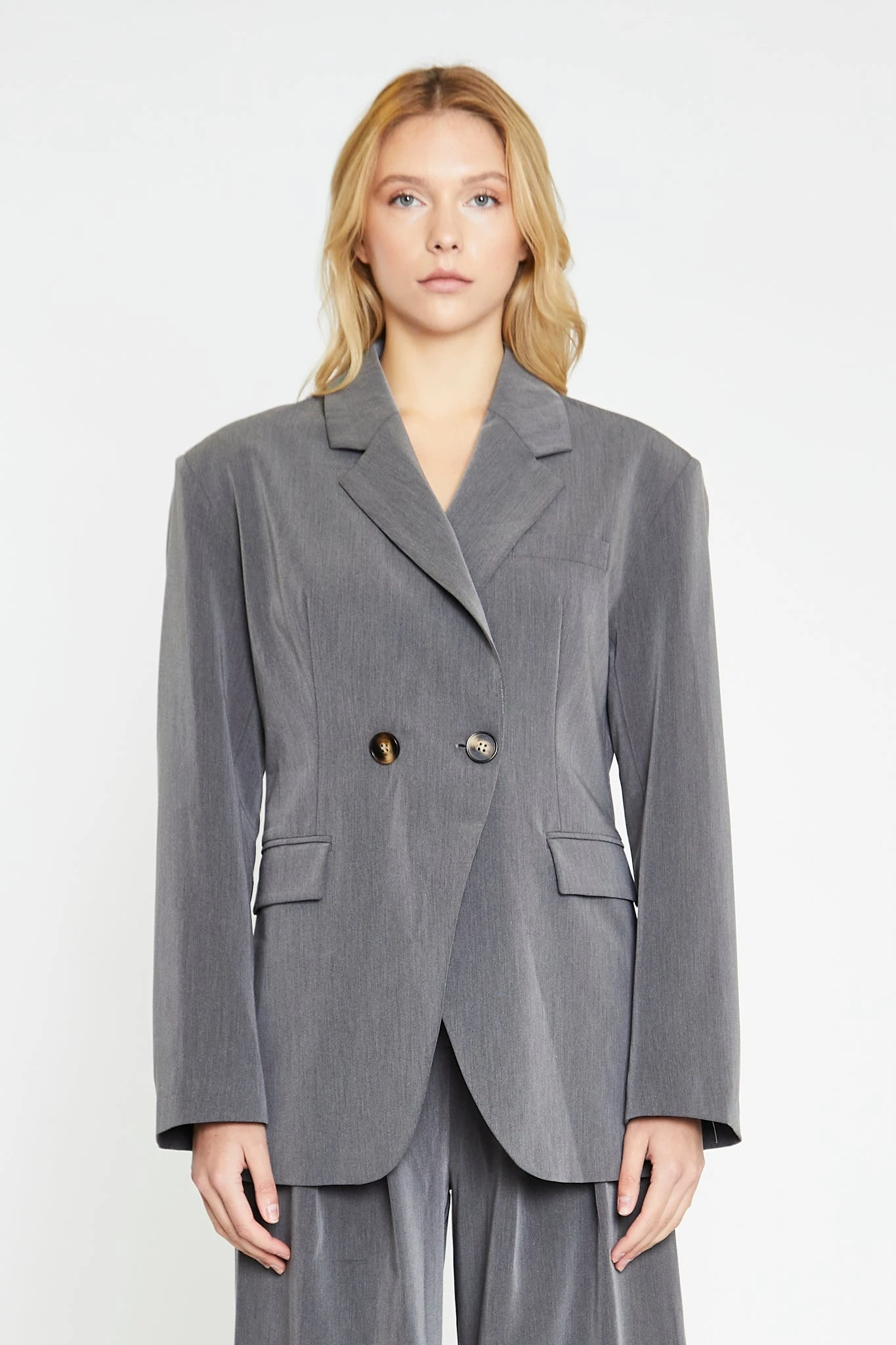 Glamorous Dark-Grey Tailored Blazer 1 Glamorous Dark-Grey Tailored Blazer