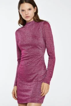 Glamorous Red-Plum Glitter Open-Back Mini-Dress 6 Glamorous Red-Plum Glitter Open-Back Mini-Dress -Cheap Softly Dressed Store CK7244 DK39 04