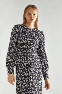 Glamorous Lilac-Rose Ruched-Front Midi-Dress 5 Glamorous Lilac-Rose Ruched-Front Midi-Dress -Cheap Softly Dressed Store CK7492 CG38 01