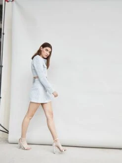 Glamorous Silver Block Heels 9 Glamorous Silver Block Heels -Cheap Softly Dressed Store CREATIVE 1079