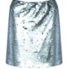 Glamorous Mint Matte Sequin Mini Skirt