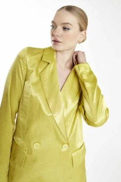Glamorous Collection Lime Double Breasted Blazer Dress -Cheap Softly Dressed Store GC0662 LM 04
