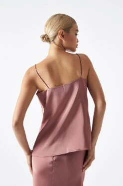 Glamorous Dark-Rose Cowl Neck Top -Cheap Softly Dressed Store GS0188 L30 04