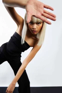 Glamorous Studio Black Wide Leg Bandeau Jumpsuit 6 Glamorous Studio Black Wide Leg Bandeau Jumpsuit -Cheap Softly Dressed Store GS0457 BK 03