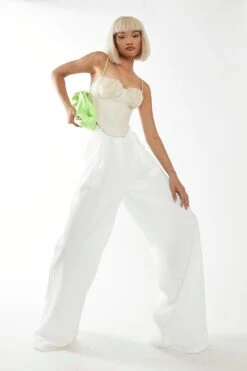 Glamorous Nude Organza Ruched-Bust Corset Top 6 Glamorous Nude Organza Ruched-Bust Corset Top -Cheap Softly Dressed Store GS0476 CG12 03