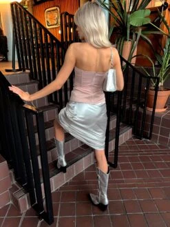 Glamorous Blush Top-Stitched Strapless-Bustier 6 Glamorous Blush Top-Stitched Strapless-Bustier -Cheap Softly Dressed Store GS0549 H33 02