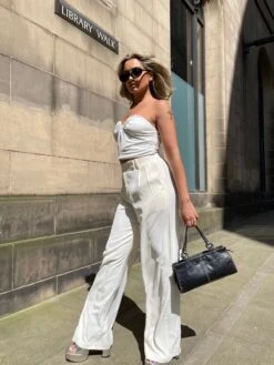 Glamorous Off White Strapless Ruched Top 10 Glamorous Off White Strapless Ruched Top -Cheap Softly Dressed Store GS0573 A11 03