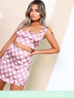 Glamorous Care Blush Check Mini Skirt 5 Glamorous Care Blush Check Mini Skirt -Cheap Softly Dressed Store GlamorousCareLogoResizeDocument