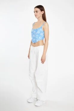 Glamorous Off-White Parachute Pants -Cheap Softly Dressed Store HC0145 A11 04