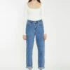 Glamorous Mid Stonewash Mom Jeans