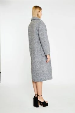 Glamorous Grey Marl Lapel Collar Midi-Coat 7 Glamorous Grey Marl Lapel Collar Midi-Coat -Cheap Softly Dressed Store KA6825B GML 04