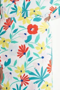 Glamorous Bright Multi Flower Bias-Cut Maxi-skirt -Cheap Softly Dressed Store KA7045 CH30 04